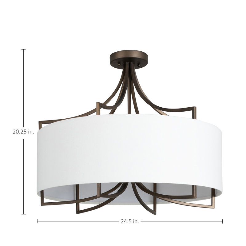 Lacey Flush Mount - Bronze