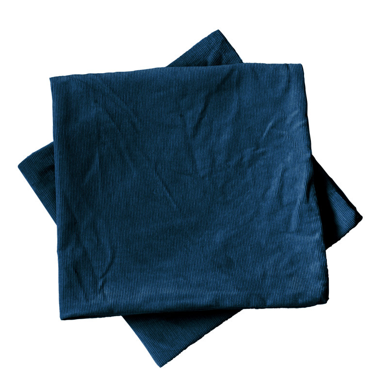Rectangular Lumbar Cushion Cover, Majolica Blue