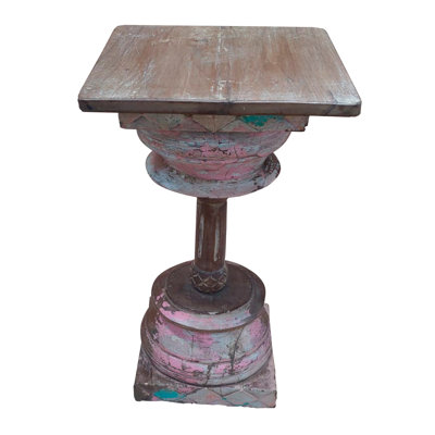 Aubury Solid Wood Frame End Table