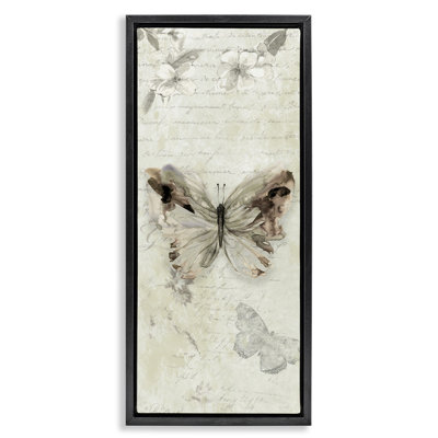 «Timeless Butterflies with Cursive», art mural par Carol Robinson