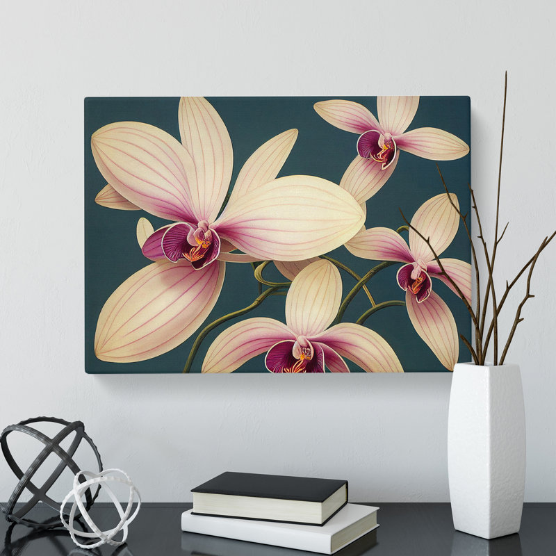 XXX-H1022-WF-10315X Wonderful Orchid Flowers - Wrapped Canvas Print
