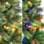 Gothurd 7' Artificial Pine Christmas Tree with Color & Clear Lights