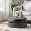 Table basse rotative Modernesque - Noir mat (y compris la table basse, sans les chaises)