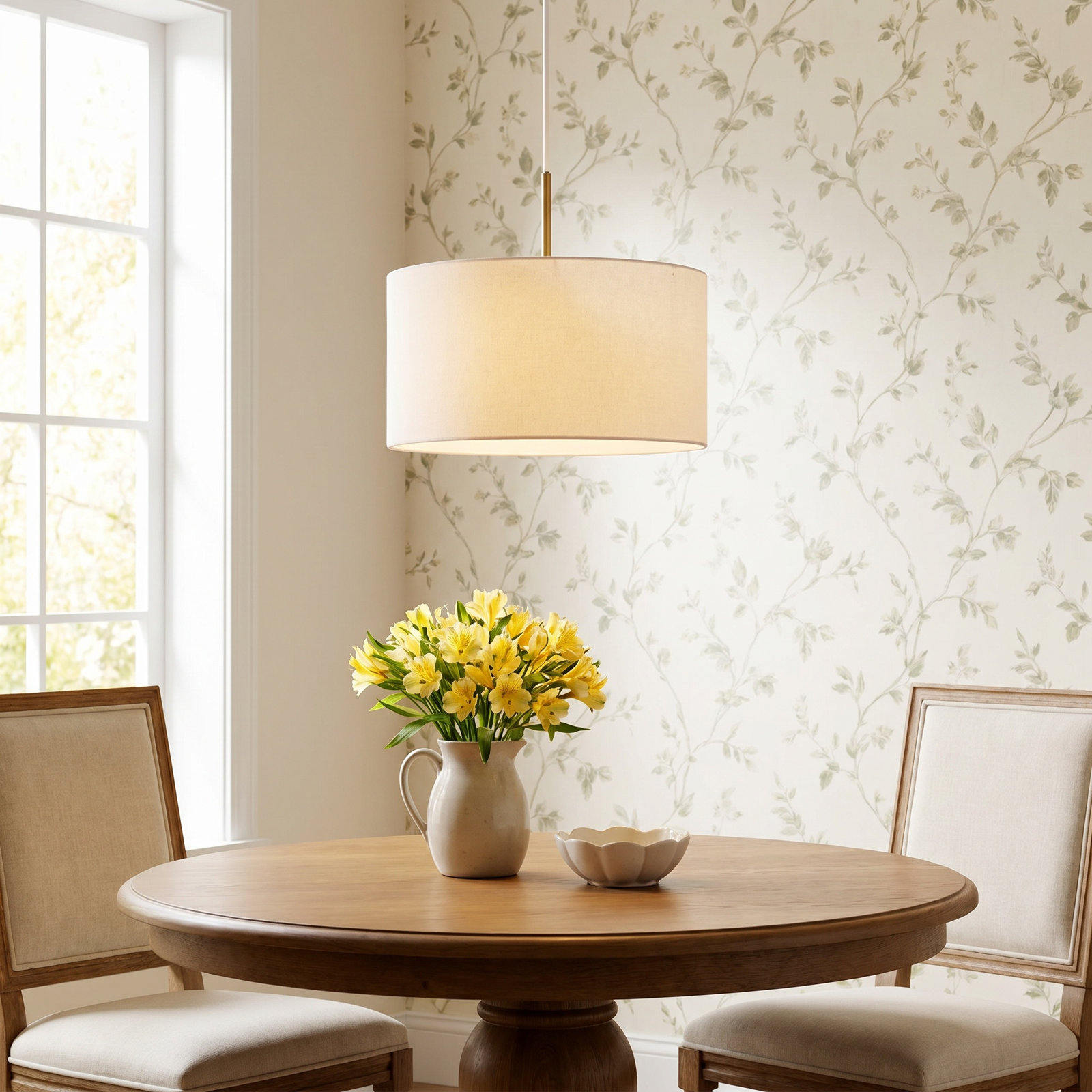 Finley Single Light Cotton / Cotton Blend Pendant