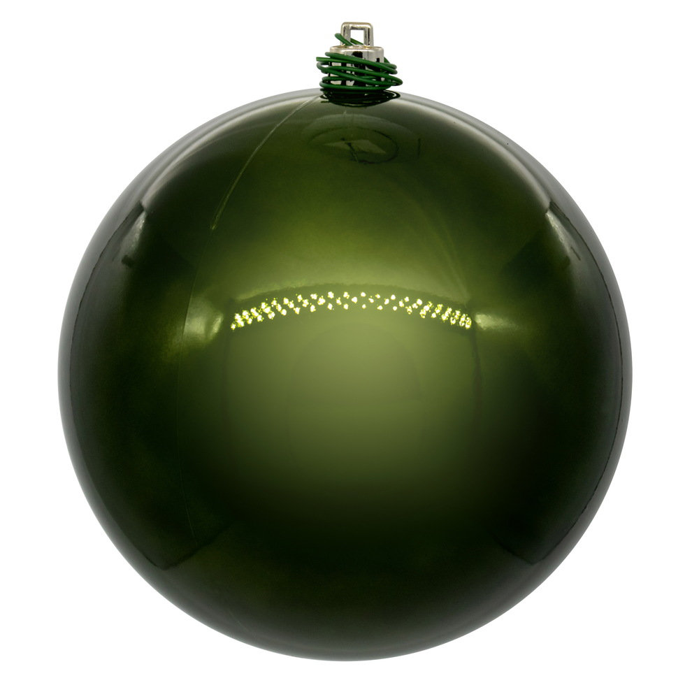 Christmas Ball Ornament (Set of 12), Juniper Green