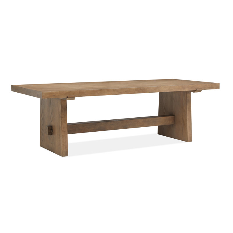Table de salle à manger à tréteaux