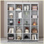 Lit escamotable moderne avec portes de rangement-1969235319