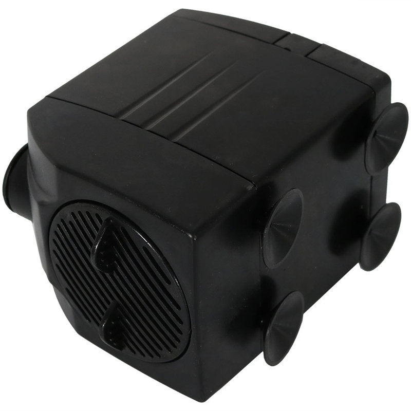 Pompe électrique submersible Anya 40 GPH pour fontaines de table avec lumière DEL multicolore et transformateur, 12 watts