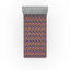 Drap-housse Ambesonne Halloween, ensemble de 2 citrouilles effrayantes orange et violet-106750752