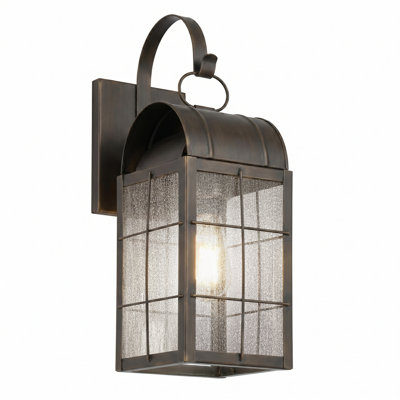 Applique murale Brass Traditions - Durham - 1 lumière - 38 cm - Laiton foncé - Laiton massif
