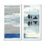 «Blue Oceans Edge Of Wonder Accents With White», impression sur toile abstraite bleue, 2 pièces