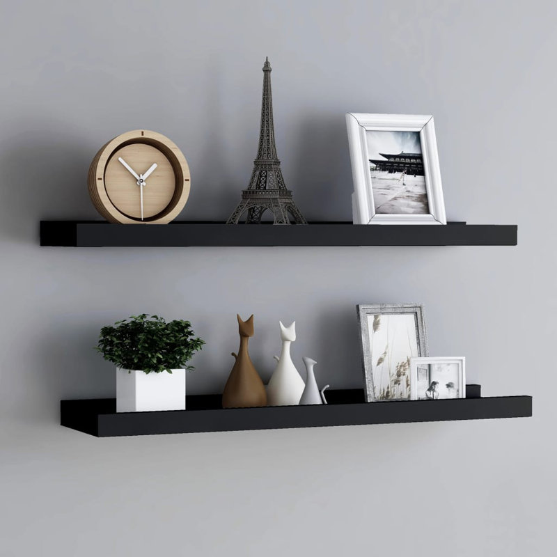 Arslaan 2 Piece, 3cm H x 40cm W x 9cm D, Black
