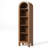 71.1"H X 13.78 "W  5-Tier Arched Bookcase, Narrow Open Display Bookshelf  For Bedroom, Livingroom, Home Office-137732246