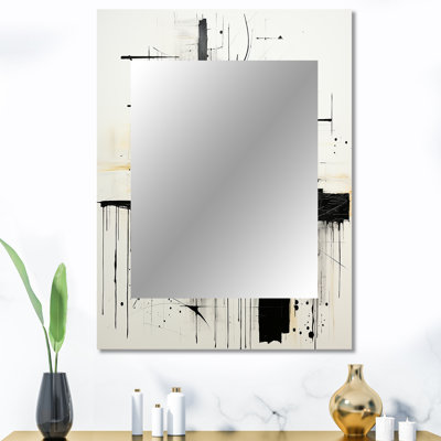 Hedd - White Modern Wall Mirror