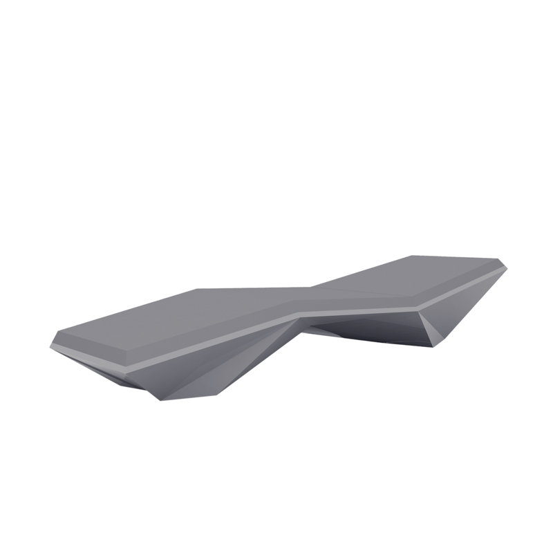 Faz - Sun Chaise Lounge - Basic, Steel