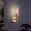 Appliques murales en tube de verre Adraya, appliques murales en cuivre massif-405547305