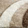 Tapis beige à motif abstrait Arhan