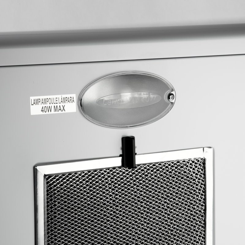Hotte sous un meuble 30 pouces 185 CFM convertible, Blanc
