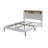 Bed Frame with Adjustable 2-Tier Storage Headboard and Charging Station, Solid Metal Platform Bed Frame, Noise-Free, No Box Spring Needed, Easy to Assemble-545500946