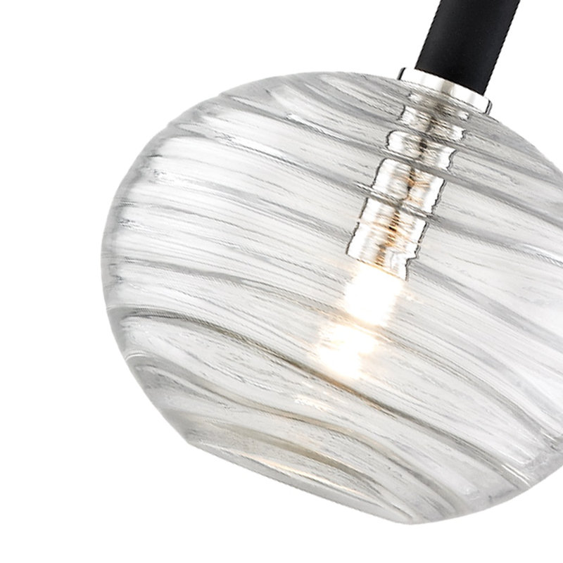 Breton 1 - Light Single Pendant, Polished Nickel
