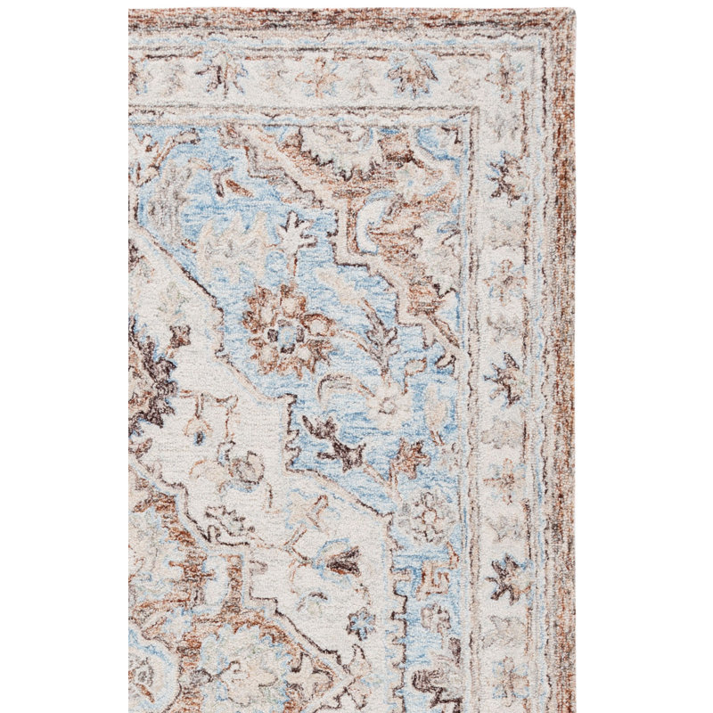 Metro 755 Hand Tufted 80% Wool; 20% Cotton Oriental Rug, Rectangle 4' x 6'