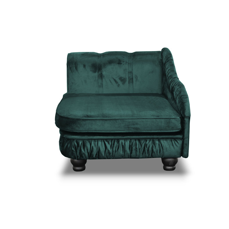 Alana Polyester Pet Bed, Dark green