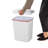 Sterilite TouchTop Wastebasket Trash Can with Latch