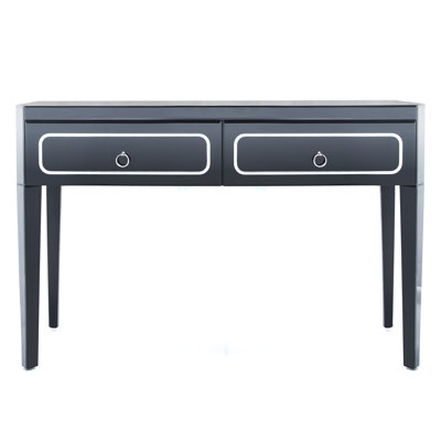 Barber 118cm Glass Top Console Table