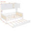 Lit de jour en bois avec lit gigogne simple, armoire et tablette tout-en-un-393710099