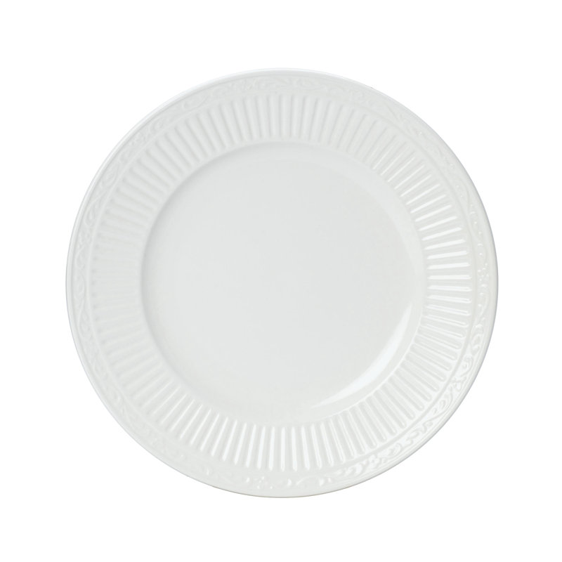 Mikasa Italian Countryside Salad Plate, White , 8.25-Inch