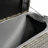 Outdoor Storage Box, 113 Gallon Wicker Patio Deck Boxes With Lid, Outdoor Storage Cushion Storage For Kids Toys, Pillows, Towel Grey Wicker-111475297