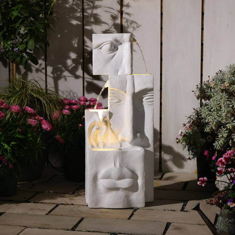 Fontaine de sol résistante aux intempéries avec lumière Haeng