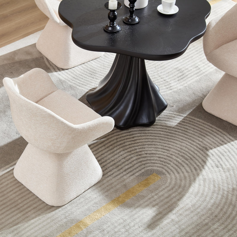 Chaise d'appoint pivotante à 180 °
