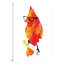 Punk Bird by Robert Farkas - Print on Canvas-42155974-101431398