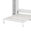 Grand lit escamotable avec tablettes et DEL-443415348