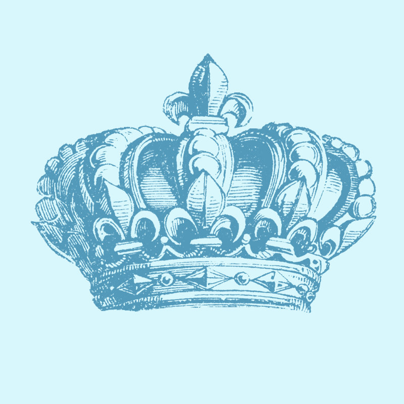 Prince Crown I by Vision Studio - Wrapped Canvas Painting, 30cm H x 30cm W x 3.8cm D