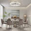 50cm Dimmable Crystal Ceiling Fan with LED Light and Remote Control and APP-1743438267