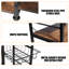 Bevan 35" W 5 Tiers Standard Baker's Rack with Microwave Compatibility