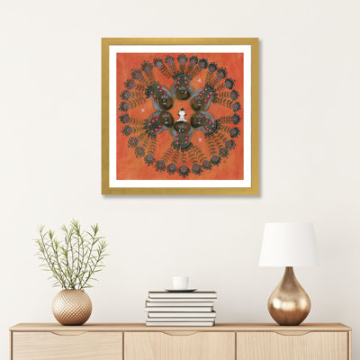 «Folk Blessings - Peacocks» par Martin Hsu - reproduction d'art