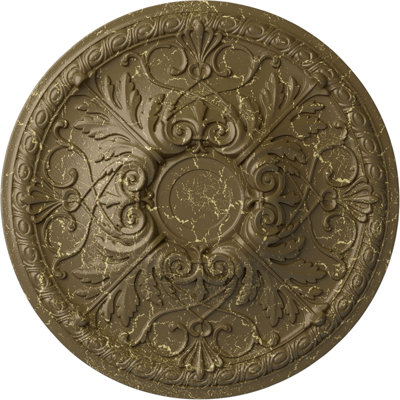 Médaillon de plafond Endurathane Tristan, DO 26 po x P 3 po (convient aux auvents jusqu'à 5 1/2 po)