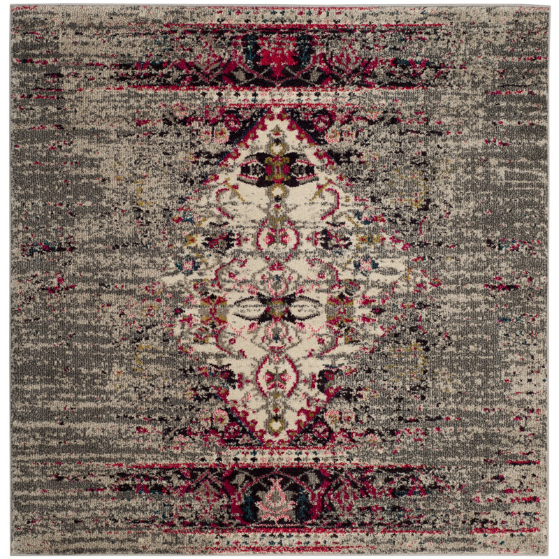 Tapis oriental performance Isabea, Carré 5 pi