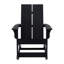Ensemble de 2 chaises berçantes intérieures et extérieures en poly Adirondack-1735152271
