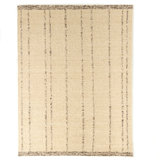 Corwin Striped Area Rug in White/Neutral
