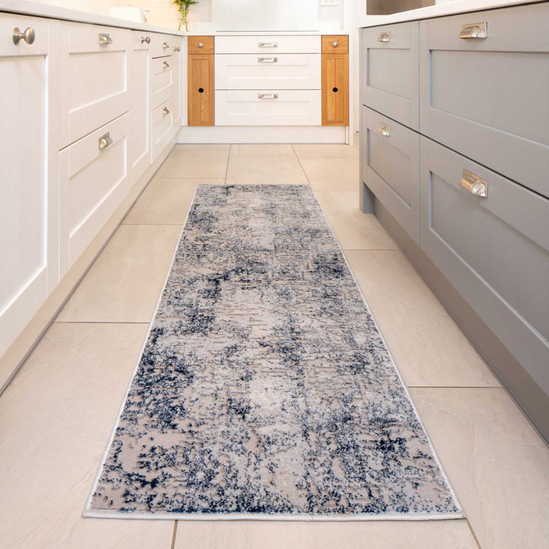 Hargimont Abstract Area Rug, Runner 60 x 240cm