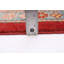 Tapis rouge en laine noué à la main de conception unique 9 pi x 12 pi 5 po New Age
