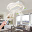 Ventilateur de plafond moderne sans feuille de 20 pouces avec moteur réversible amovible et lavable à télécommande