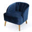 Fauteuil élégant de style moderne du milieu du siècle avec texture et style en velours, fauteuil stylé et durable