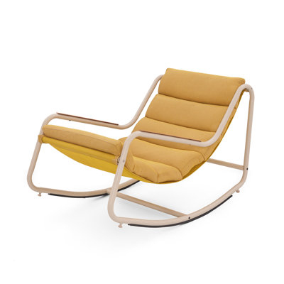 Chaise berçante surdimensionnée pour patio