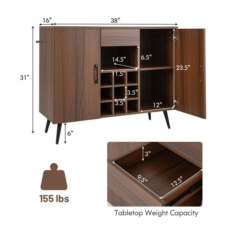 Armoire de bar Jivka