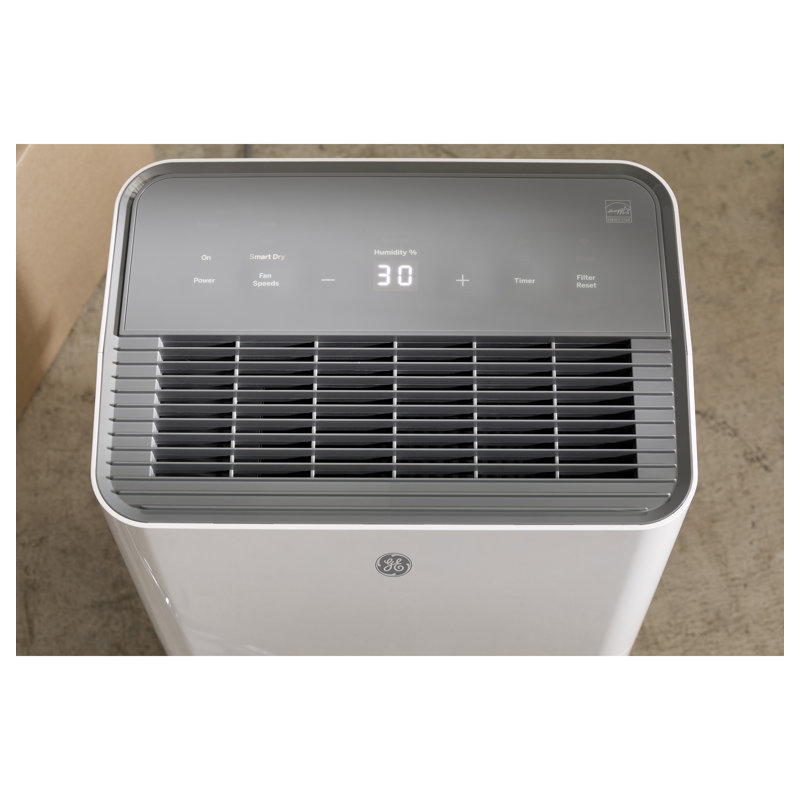 GE® ENERGY STAR® 22 Pint Portable Dehumidifier with Smart Dry for Damp Spaces